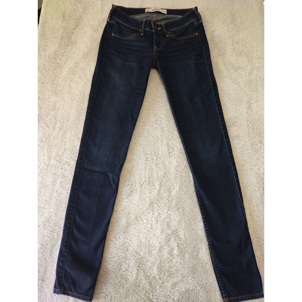 Hollister California 0R 24W 29L Stretch Blue Jeans Women's Dark Wash